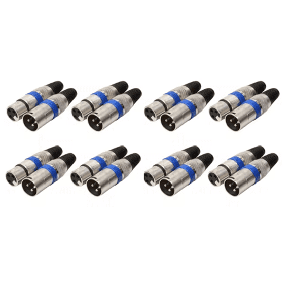 8 pairs XLR Connectors-as shown