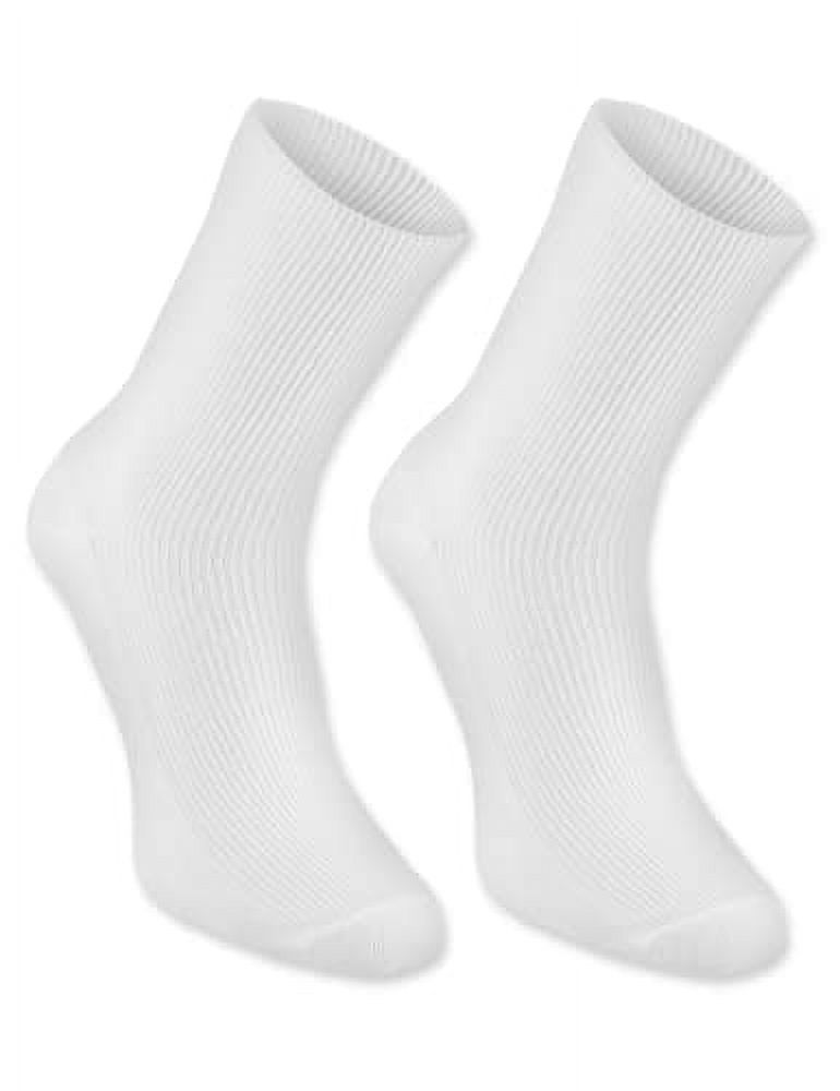 8 pairs of DIABETIC NonElastic Cotton Socks for SWOLLEN FEET for Mens