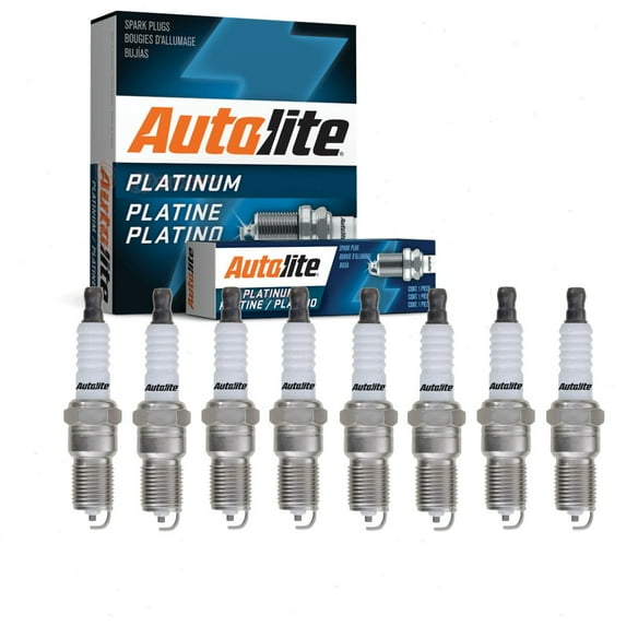 8 pc Autolite Platinum Spark Plugs compatible with Chevrolet C3500 5.7L 7.4L V8 1996-2000