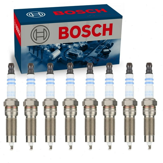 8 pc Bosch Double Iridium Spark Plugs compatible with Ford Explorer 4.6L V8 2008-2010