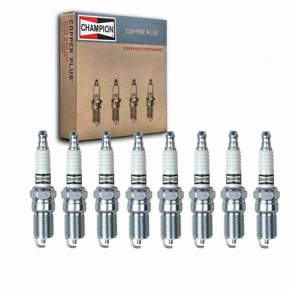 8 pc Champion 13 Copper Plus Spark Plugs for 41-600 41-601 41-606 7980 7982 82300320 AGSF42C6 AWRF32-5 HR8DCX HR9DCY HR9LCX R42CLTS6 R42LTS6 R43NTS6 R44LTS6 R44LTS6K R45LTS6 R45LTS6K RS14YC6