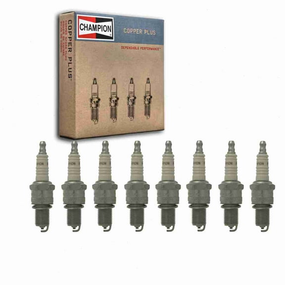 8 pc Champion 300 Copper Plus Spark Plugs for 14G22 2W9486 4106122 42XLS 77-315-1 AG22 AG22-4 AG22C BP6EK BP6EKA BP6ES BP6ES11 BP6ET BP6EV BP6EY BU8ET F6TC N9YC RTC3812 W17EWU W20EPU W20EPZU W20ETS