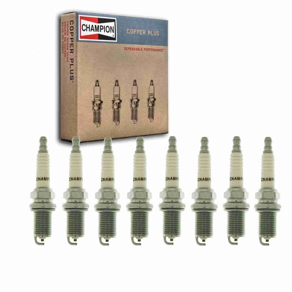 8 pc Champion 430 Copper Plus Spark Plugs for 2756 407XL 41-829 4504279 82300313 F03DAR F04DAR F6DC F6DC0R F6DSR F6DTC F6DTC1 F7DC F7LDCR FR1LS FR5DC FR5DTC FR6DCX FR7DC FR7DCX K22PRU K6RF-11
