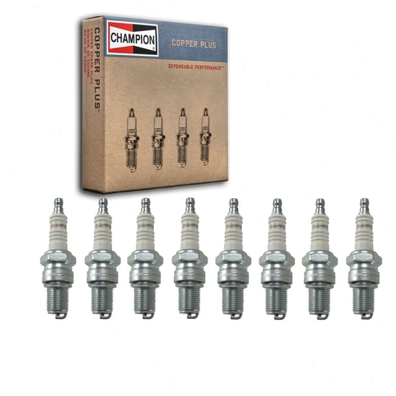 8 pc Champion 803 Copper Plus Spark Plugs for 14G2 7533 AG2 AG2X B6ES B6ES11 B6EV B7EB B7EB11 C42N N4C W20ESL W20ESL11 W20ESU W20ESZU W5C W5CC W5CS W6CC W7C W7CC W7CC0 W7CX Ignition Wire Secondary