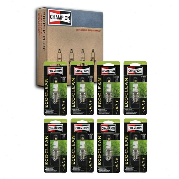 8 pc Champion 861ECO Spark Plugs for Ignition Wire Secondary