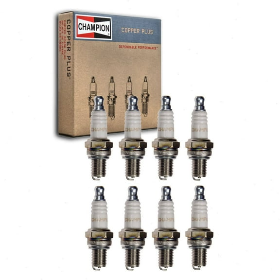 8 pc Champion 965-1 Copper Plus Spark Plugs for RZ7C Ignition Wire Secondary