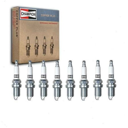 8 pc Champion Copper Plus Spark Plugs compatible with Dodge Ram 1500 4.7L V8 2002-2007