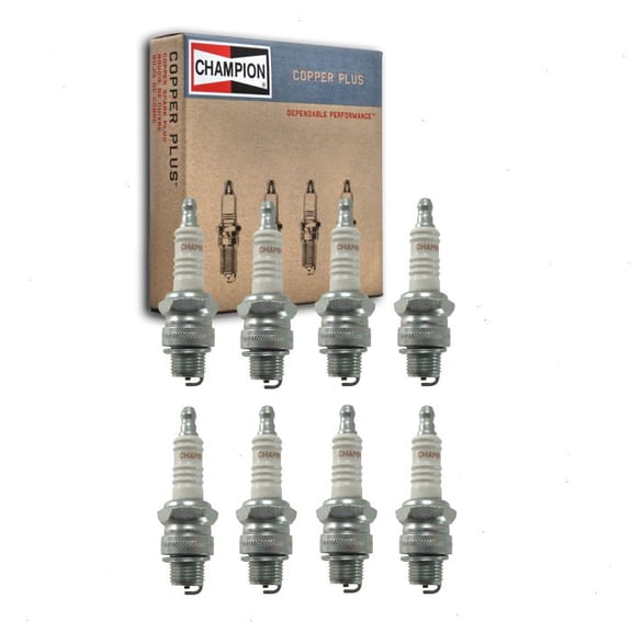 8 pc Champion Copper Plus Spark Plugs compatible with Ford Model 81 A 1938