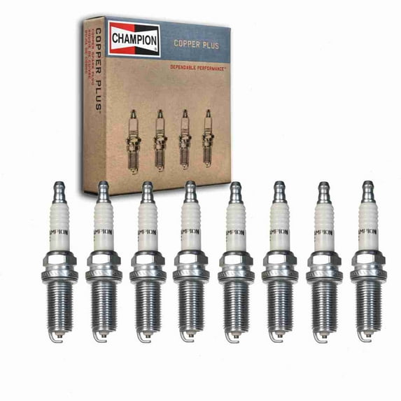 8 pc Champion Copper Plus Spark Plugs compatible with Honda Insight 1.3L L4 2010-2014