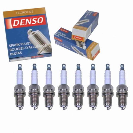 8 pc DENSO 3165 Standard U-Groove Spark Plugs for 18823-08071 22401-20J07 22401-53J07 K22PR-U Ignition Wire Secondary Fits select: 2012-2013 VOLKSWAGEN JETTA, 2011-2016 AUDI Q5