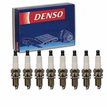 8 pc DENSO 3434 Spark Plugs for 999 170 129 90 SP070500AA SP192435AA SXU22PR9 Ignition Wire Secondary Fits select: 2013-2015 CHEVROLET SPARK, 2014-2017 FIAT 500