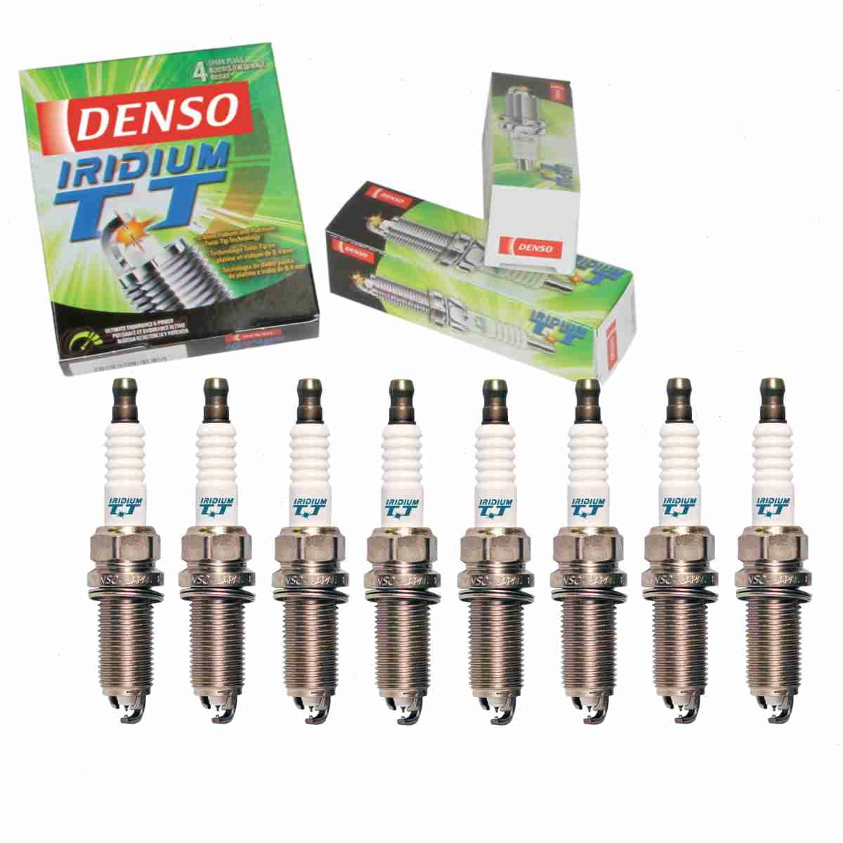 TOYOTA スパークプラグ 90919-01249 8個セット 8 pc DENSO 4705 Iridium TT Spark Plugs for 90919-01249 90919-01263