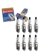 8 pc DENSO 5025 Standard U-Groove Spark Plugs for 19208523 19302742 5613957 5614229 5614243 ASF42 ASF42C ASF42CF4 ASF42P T16PR-U Ignition Wire Secondary
