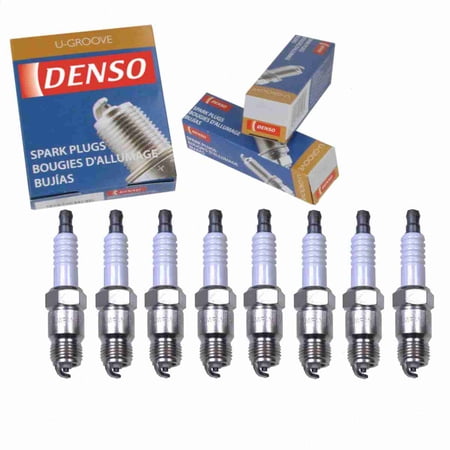 8 pc DENSO 5036 Standard U-Groove Spark Plugs for ASF32P T20PR-U11 Ignition Wire Secondary