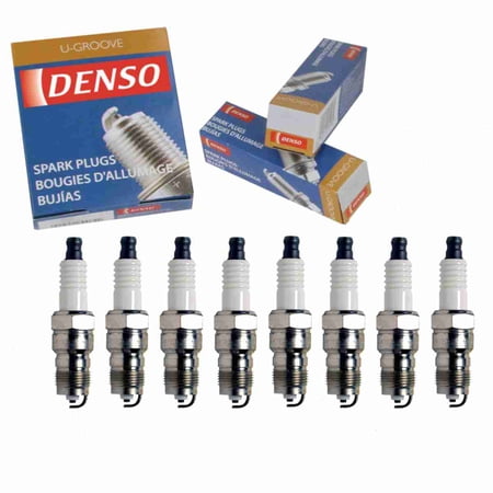 8 pc DENSO 5047 Standard U-Groove Spark Plugs for AWSF44 AWSF44C AWSF54C T16NR-U11 Ignition Wire Secondary