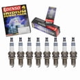thumbnail image 1 of 8 pc DENSO 5308 Iridium Power Spark Plugs for 12 12 9 061 867 25181358 25190786 999 170 129 90 IXU22 SP070500AA SP192435AA Ignition Wire Secondary Fits select: 2012-2017 FIAT 500, 1 of 3