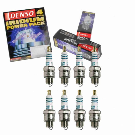 8 pc DENSO 5359 Iridium Power Spark Plugs for IWF16 Ignition Wire Secondary Fits select: 1966-1979 VOLKSWAGEN TYPE 1, 1966 CHEVROLET MONZA