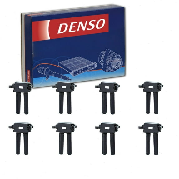 8 pc DENSO Direct Ignition Coils compatible with Jeep Grand Cherokee 5.7L 6.1L 6.4L V8 2006-2019