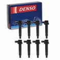 thumbnail image 1 of 8 pc DENSO Direct Ignition Coils compatible with Lexus LX470 4.7L V8 1998-2007, 1 of 7
