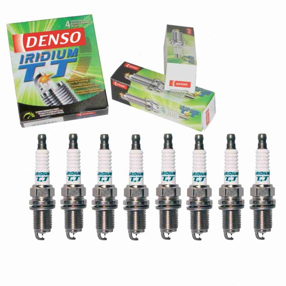 8 pc DENSO Iridium TT Spark Plugs compatible with Lexus GX470 4.7L V8 2003-2009