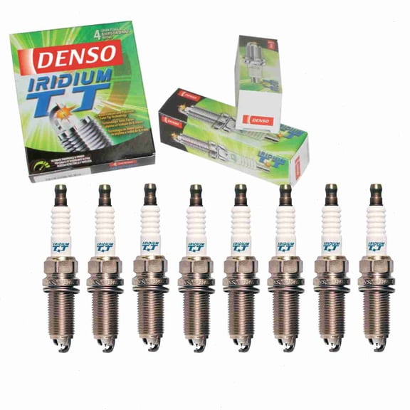 8 pc DENSO Iridium TT Spark Plugs compatible with Lexus IS F 5.0L V8 2008-2014