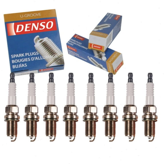 8 pc DENSO Standard U-Groove Spark Plugs compatible with Dodge Dakota 4.7L V8 2005-2006