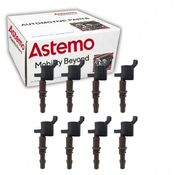 8 pc Hitachi Ignition Coils compatible with Ford F-150 4.6L 5.4L V8 2008-2010