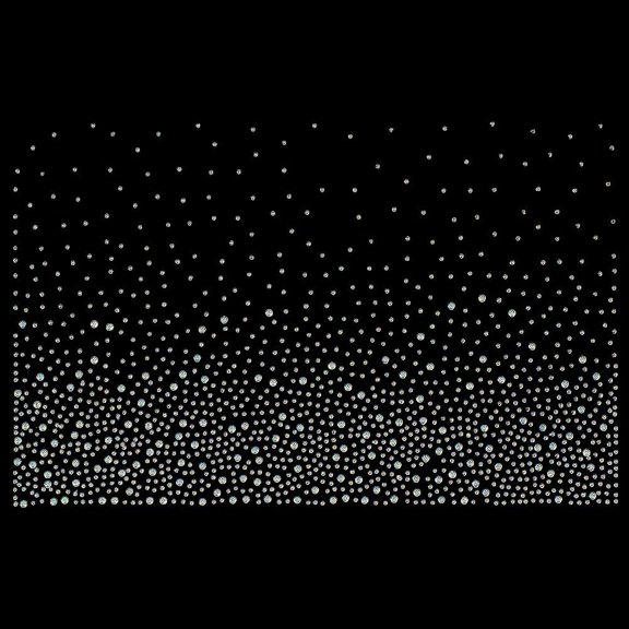 8 pc Hotfix Glass Rhinestone Rhinestone Trimming Glass Sewing Trim Rhinestone Tape Costume Accessories Clear AB 172x273x1mm
