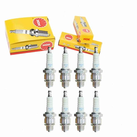 8 pc NGK 1134 Standard Spark Plugs for 09482-00280 09482-00370 6073 883M 94701-00247 94702-00247 94709-00247 E3.32 E8RC QL78C TR24-10 Ignition Wire Secondary