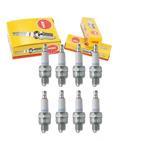 8 pc NGK 1223 Standard Spark Plugs for 018-07216-200 168401-9 AC6RA TY26712 Ignition Wire Secondary