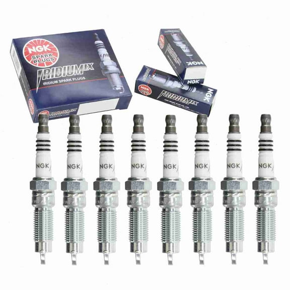 8 pc NGK 372 Iridium IX Spark Plugs for Ignition Wire Secondary Fits select: 2008-2010 FORD F150, 2008-2010 FORD F250