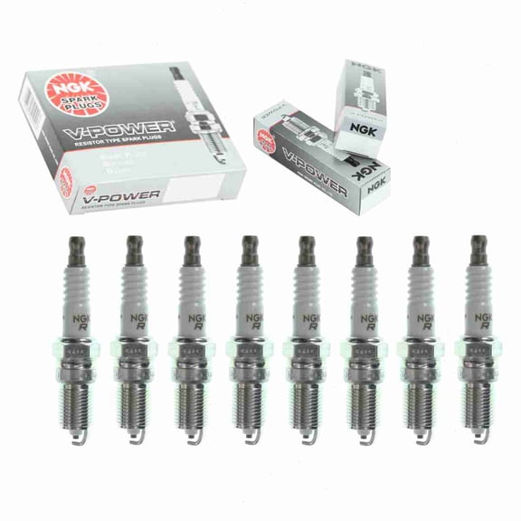8 pc NGK 3754 V-Power Spark Plugs for 15 15C2 15S 167-0272 1835044T 1835182T 2R44LTSM 3851868 401 401C2 401S 408 5245 5245BP 5245DP2 5613611 7589 7989 909 AGSF33C AGSF52C AGSF52CF4 AWSF42 AWSF42C
