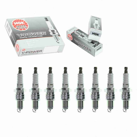 8 pc NGK 4268 V-Power Spark Plugs for 105 105C2 105S 1765233 1835174T 3015 31 31C2 31S 4079 41-618 646 646BP 646DP2 7514 7523 7923 AGS52C-6 AGS52C-6F4 R44XLS6 R45NSX R45XLS6 RN14MC5 RN14Y6 RN16YC5