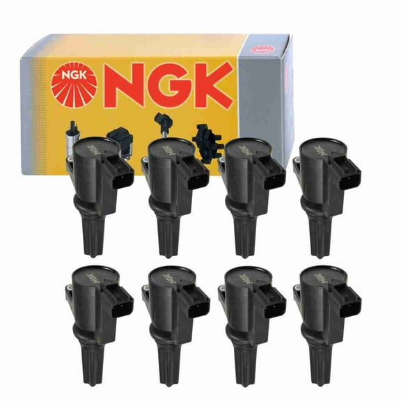 8 pc NGK 48678 Ignition Coils for 178-8394 1W4Z-12029-AA 2W4Z-12029-A 2W4Z-12029-AA 2W4Z-12029-AB 2W4Z-12029-AC 36-8072 673-6201 AJ8 6929 AJ86929 C2S 19749 C2S 42751 C2S19749 C2S42751 DG476 DG488