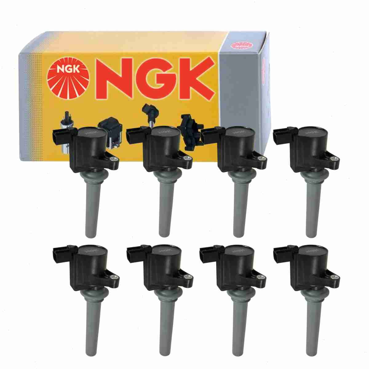 8 pc NGK 48680 Ignition Coils for 1415101 1415191 178-8320 178 