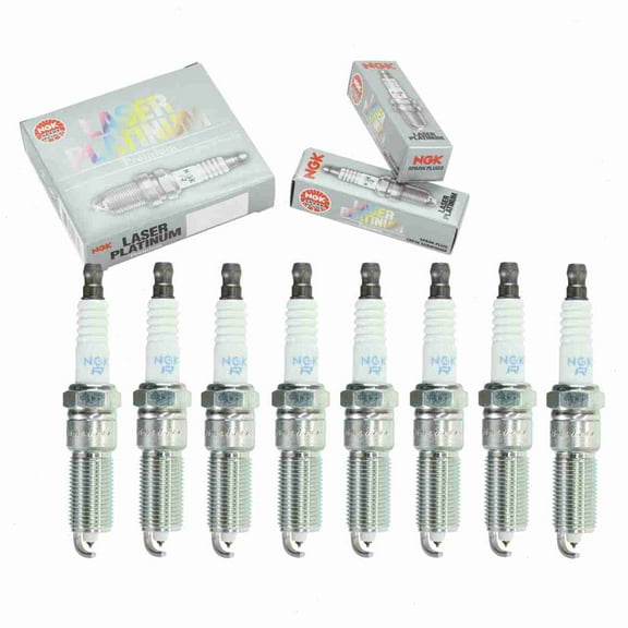 8 pc NGK 4998 Laser Platinum Spark Plugs for 05037404AA 4717 6720 6732 7440 7440-2 7570 8116 APP5263 APP5426 HR8SPP300V HR8TPP3002V HR8TPP3302V ITL16TT RE14PLP5 RE14PMPB SPLZTR5A13 Ignition Wire