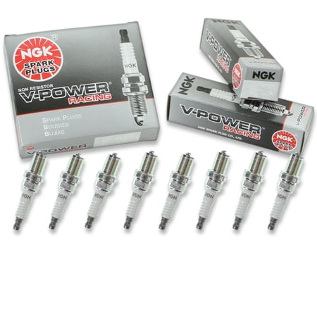 8 pc NGK 5820 V-Power Racing Spark Plugs for 2592 2612 294 295 3932 686 693 761 AR3931 AR3932 AR3932X C55 C55C C55CX C57 C57C C57CX F2CS S40XL W2C W2C0 W2CC Ignition Wire Secondary