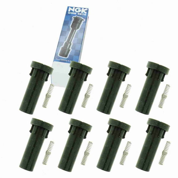 8 pc NGK 58964 Ignition Coil Boots for 138024 671-8183 702517 7891K SPB199 SPP136E Direct Spark Plug Wire Fits select: 2008-2012 DODGE RAM 1500, 2013 RAM 1500
