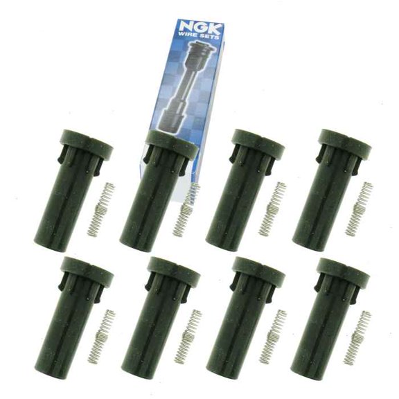 8 pc NGK 58964 Ignition Coil Boots for 138024 671-8183 702517 7891K SPB199 SPP136E Direct Spark Plug Wire Fits select: 2008-2012 DODGE RAM 1500, 2013 RAM 1500