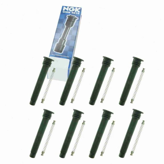 8 pc NGK 58965 Ignition Coil Boots for 136027 50084 50084-1 671-6309 702537 SPB219 SPP156E Direct Spark Plug Wire