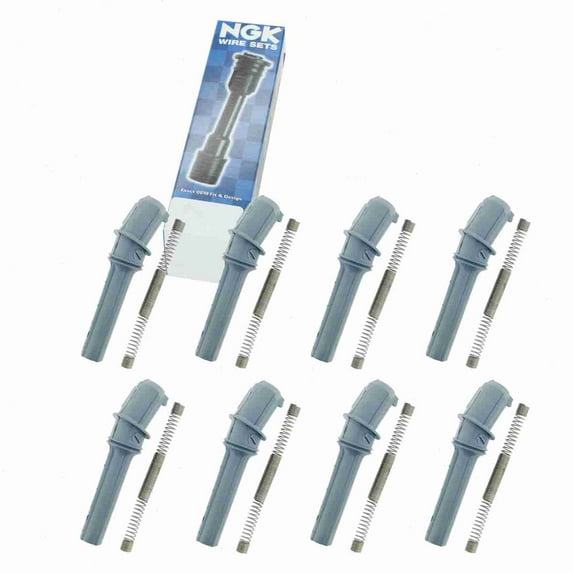 8 pc NGK 59022 Ignition Coil Boots for 121001 128041 671-0001 671-8110 702488 SPB102AHT SPP39HTE Direct Spark Plug Wire Fits select: 1997-2010 FORD F150, 1997-2004 FORD EXPEDITION