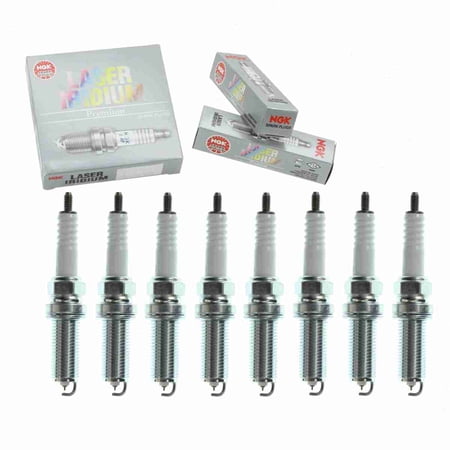 8 pc NGK 6205 Laser Iridium Spark Plugs for 61239093200 Ignition Wire Secondary