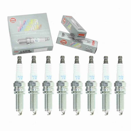 8 pc NGK 7751 Laser Iridium Spark Plugs for 12290-R70 -A010-M1 12290-R70-A01 12290R70A010M1 Ignition Wire Secondary Fits select: 2016-2018,2020-2023 JEEP GRAND CHEROKEE