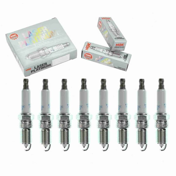8 pc NGK 7862 Laser Platinum Spark Plugs for 12563707 12565753 41-932 41-952 41-974 41-983 4511 4713 5077 8117 HGR9LQP0 HR9LPP33X IT16TT PT16TT PTJ16R15 Ignition Wire Secondary