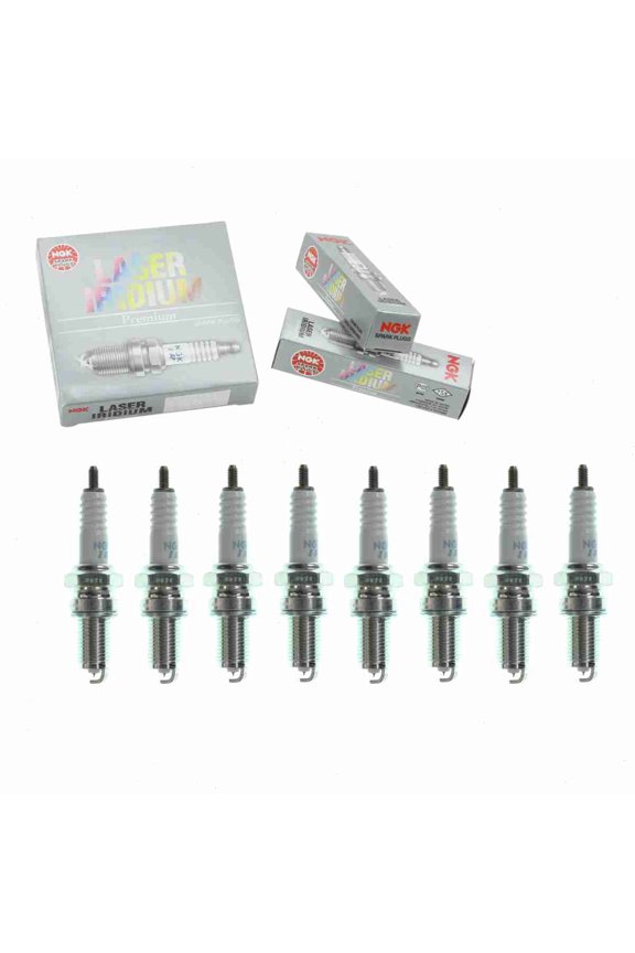 8 pc NGK 7901 Laser Iridium Spark Plugs for 5614 98069-5791U VX22BC VX22BZ Ignition Wire Secondary