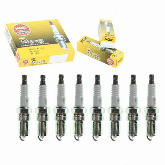 8 pc NGK G-Power Spark Plugs compatible with Cadillac STS 4.6L V8 2005-2006