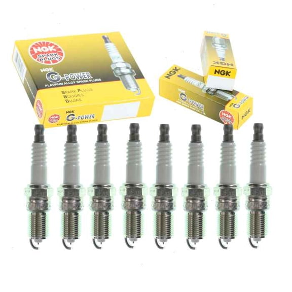 8 pc NGK G-Power Spark Plugs compatible with Chevrolet Express 3500 5.7L 7.4L 8.1L V8 1996-2002