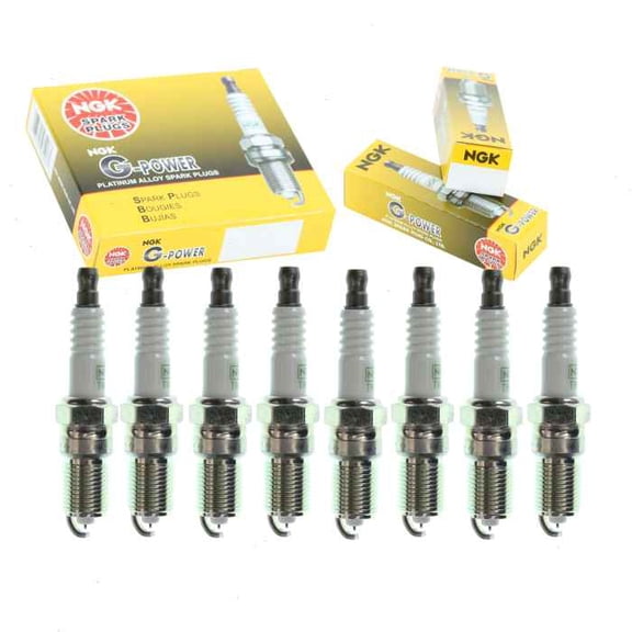 8 pc NGK G-Power Spark Plugs compatible with Chevrolet K3500 5.7L V8 1998-2000