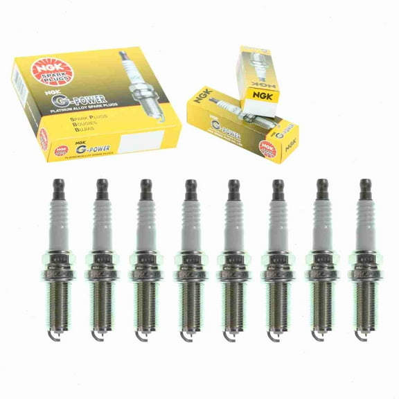 8 pc NGK G-Power Spark Plugs compatible with Nissan Titan 5.6L V8 2004-2015