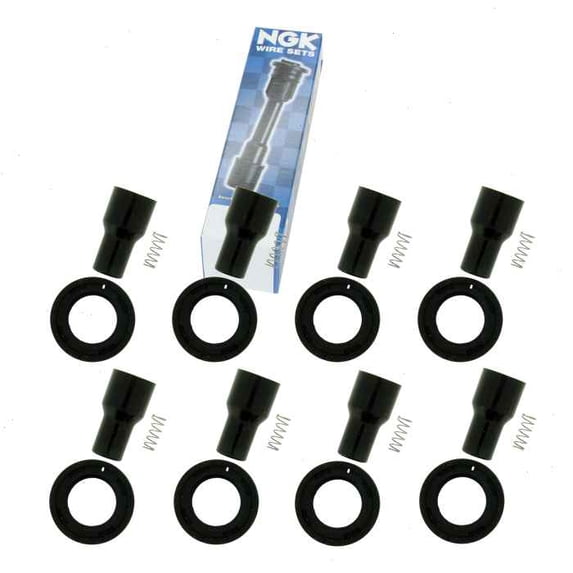 8 pc NGK Ignition Coil Boots compatible with Lexus GX460 4.6L V8 2010-2014